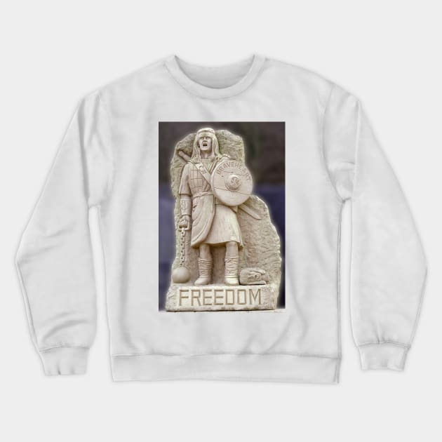Braveheart - William Wallace Crewneck Sweatshirt by goldyart